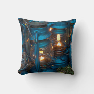 Kerosene Lamps Ol Pejeta Bush Camp Throw Pillow