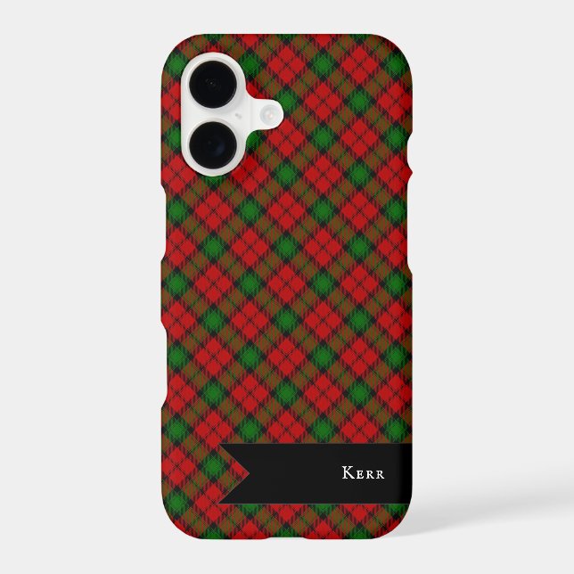 Kerr Clain Tartan Plaid Pattern (Back)