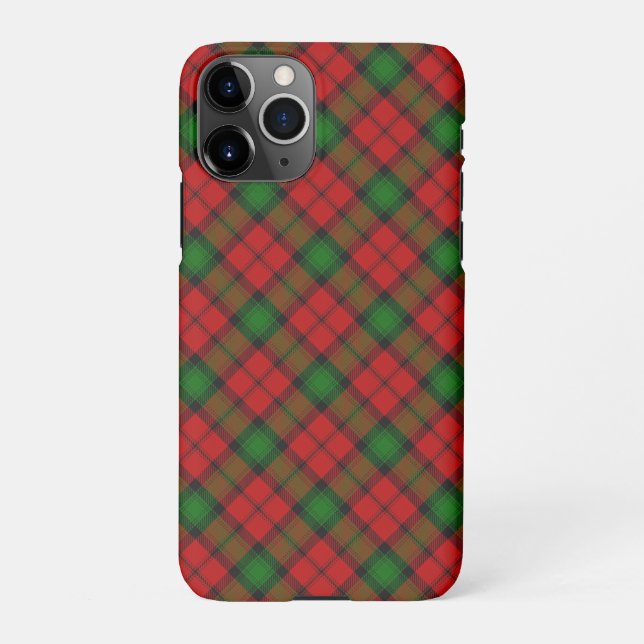 Kerr Clain Tartan Plaid Pattern iPhone Case (Back)