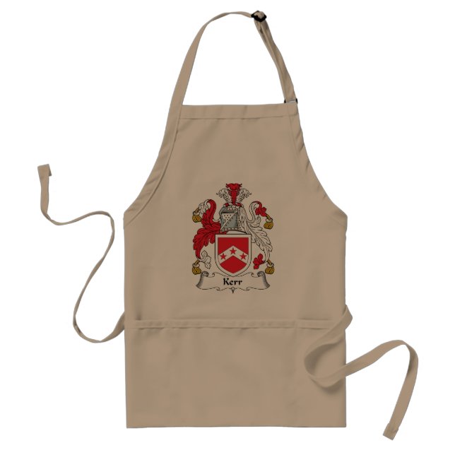 Kerr Family Crest Standard Apron (Front)