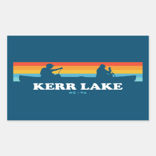Kerr Lake Virginia North Carolina Canoe Sticker