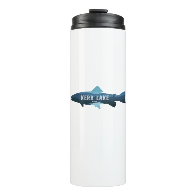 Kerr Lake Virginia North Carolina Fish Thermal Tumbler (Front)