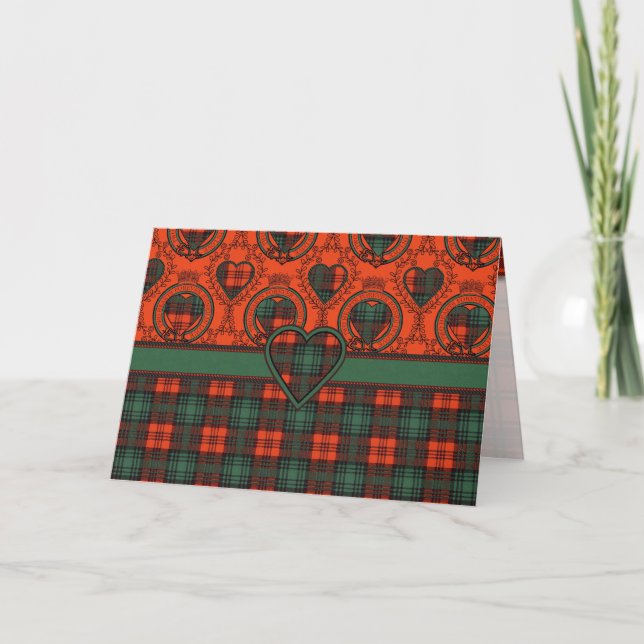 Kerr Scottish Tartan Card (Front)