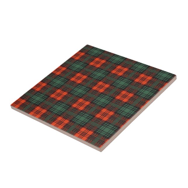 Kerr Scottish Tartan Tile (Side)