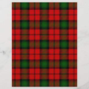 Kerr tartan red green plaid