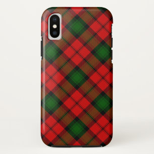 Kerr tartan red green plaid Case-Mate iPhone case