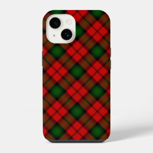 Kerr tartan red green plaid iPhone 14 case
