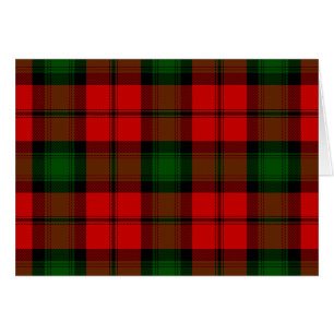 Kerr tartan rouge vert plaid