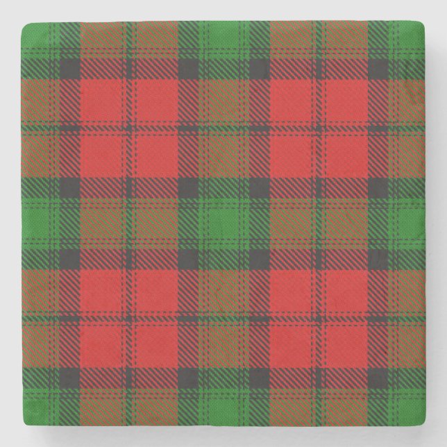 Kerr Tartan Stone Coaster (Front)