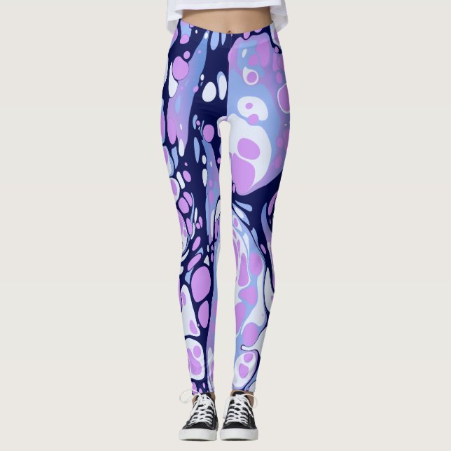 Kerra - liquify, modern design leggings (Front)