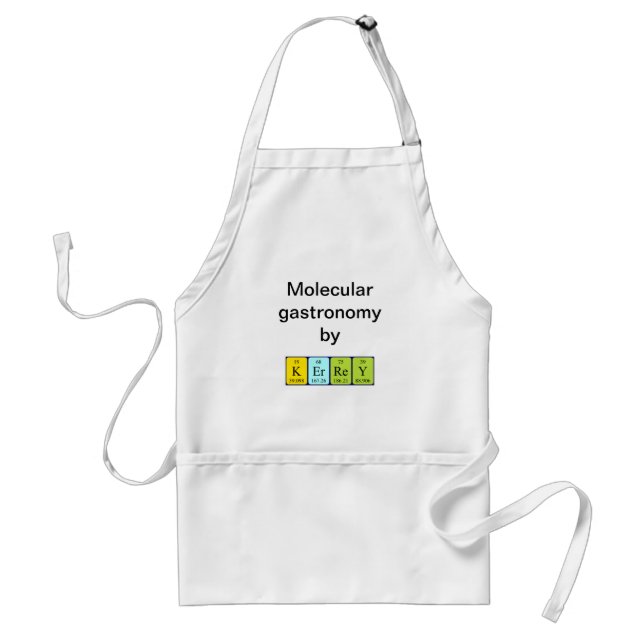 Kerrey periodic table name apron (Front)