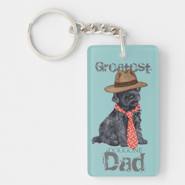 Kerry Blue Dad Keychain (Front)
