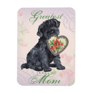 Kerry Blue Heart Mom Magnet