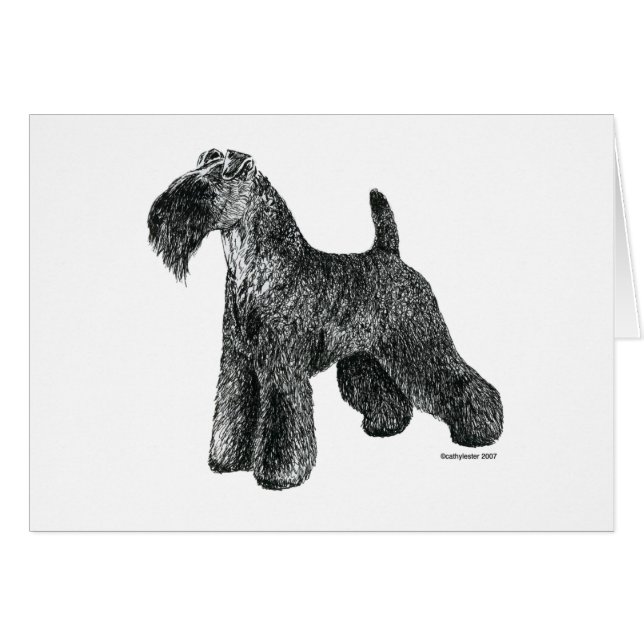 Kerry Blue Terrier (Front Horizontal)