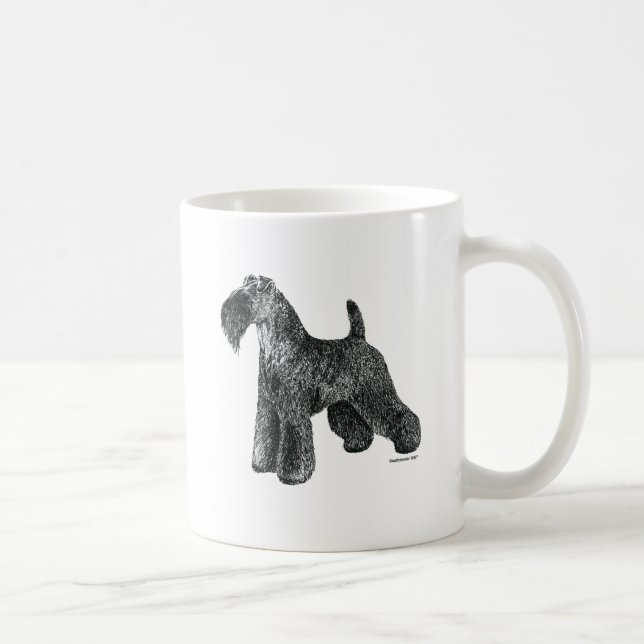 Kerry Blue Terrier Coffee Mug (Right)