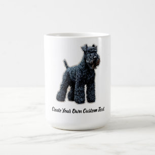 Kerry Blue Terrier Dog Create Your Own Custom Text Coffee Mug