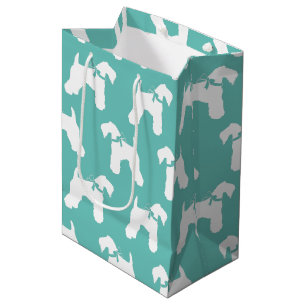 Kerry Blue Terrier Dog Puppy Medium Gift Bag