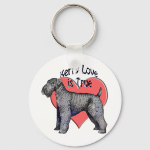 Kerry_Blue_Terrier_love Keychain