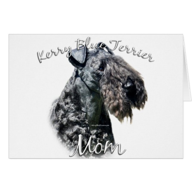 Kerry Blue Terrier Mom 2 (Front Horizontal)