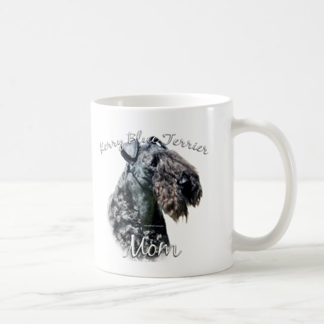 Kerry Blue Terrier Mom 2 Coffee Mug (Right)