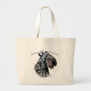 Kerry Blue Terrier Mom 2 Large Tote Bag