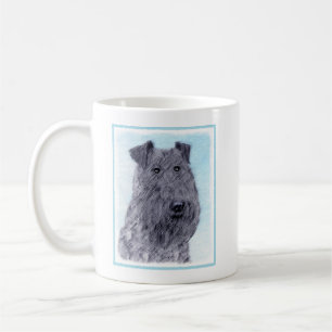 Kerry Blue Terrier Painting Cute Original Dog Art Coffee Mug