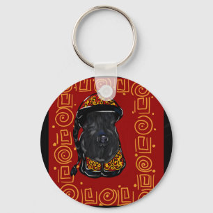 Kerry Blue Terrier Year of the Dog Keychain