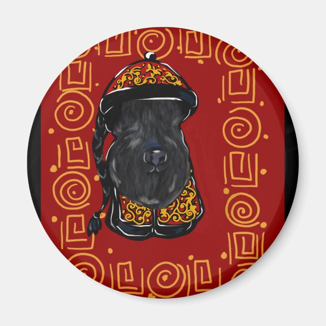 Kerry Blue Terrier Year of the Dog Magnet (Front)