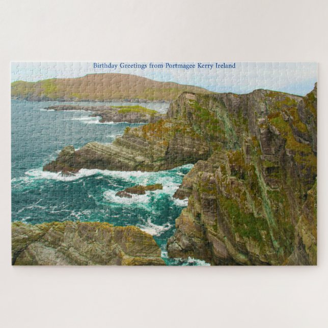 Kerry Cliffs Portmagee Kerry Ireland. Jigsaw Puzzl Jigsaw Puzzle (Horizontal)