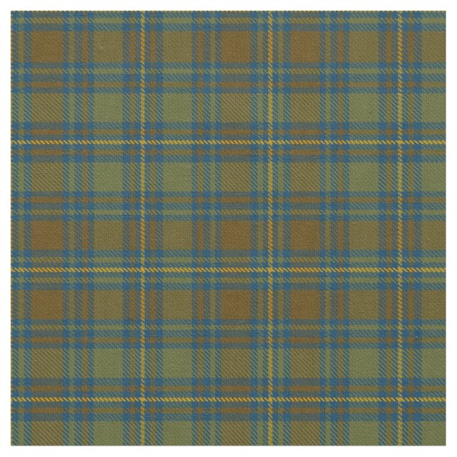 Kerry County Irish Tartan Fabric (Close Up)