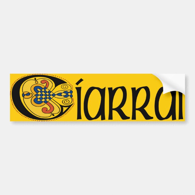 Kerry (Gaelic) Bumper Sticker (Front)