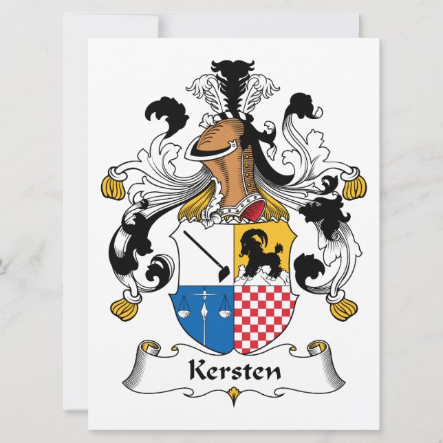 Kersten Family Crest (Front)