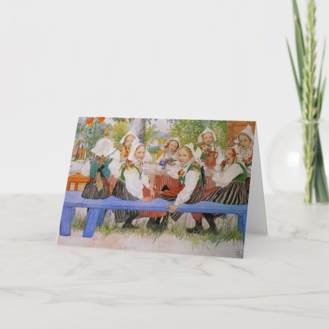 Kersti's Birthday 1909 Card (Front)