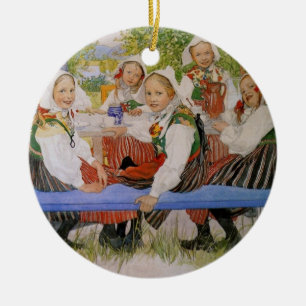 Kersti's Birthday 1909 Ceramic Ornament
