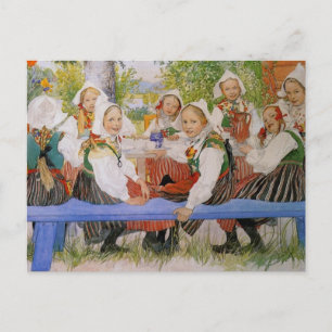 Kersti's Birthday 1909 Postcard