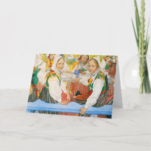 Kersti's Birthday By Carl Larsson Card