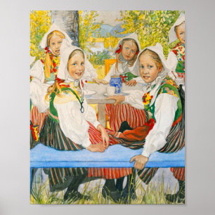 Kersti's Birthday By Carl Larsson Poster