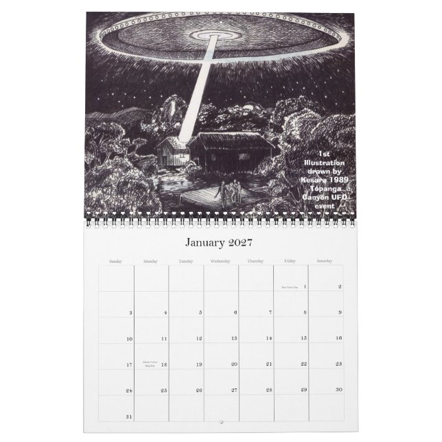 Kesara Calendar (Jan 2027)