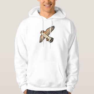 Kestrel Bird Hovering Hoodie