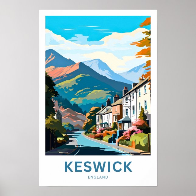 Keswick England Travel Print (Front)