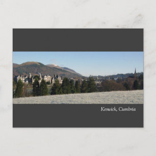 Keswick in Cumbria Postcard