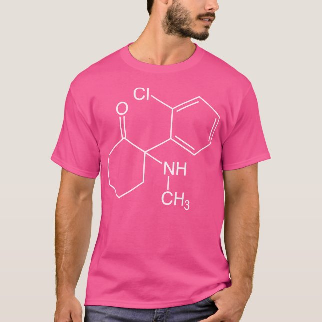 Ketamine Keta Molecule T-Shirt (Front)