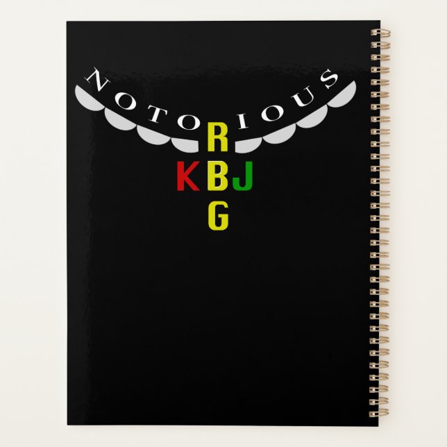 Ketanji  Jackson and Ruth Ginsburg - Planner (Back)