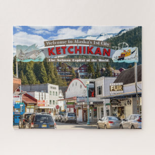 Ketchikan, Alaska, Cruising Alaska Port Jigsaw Puzzle