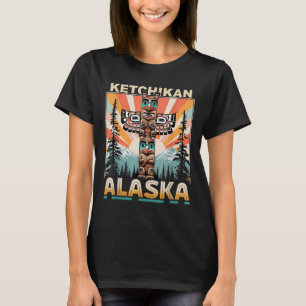 Ketchikan Alaska Native American Indian Totem Le  T-Shirt