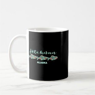 Ketchikan Alaska Native Art Salmon Fishing Capital Coffee Mug