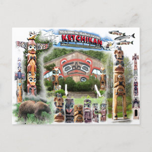 Ketchikan, Alaska Postcard