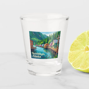 Ketchikan Alaska Shot Glass