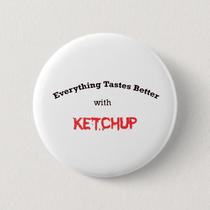 ketchup 2 inch round button