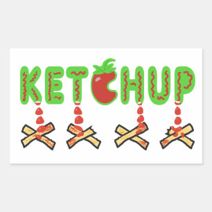 Ketchup and Fries Sticker